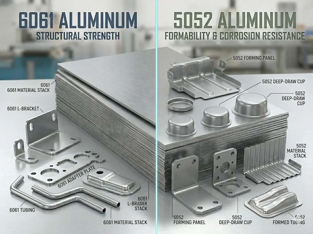 6061 vs 5052 aluminum sheet