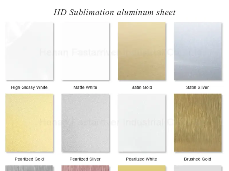 HD Sublimation Aluminum