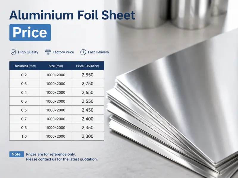 Aluminium Foil Sheet Price