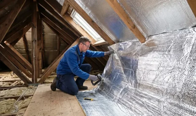 Aluminum foil for insulation